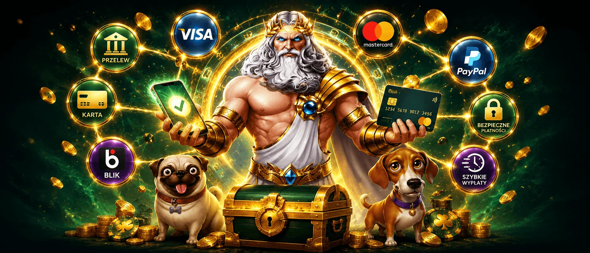 Coins Game Casino Banner Płatności